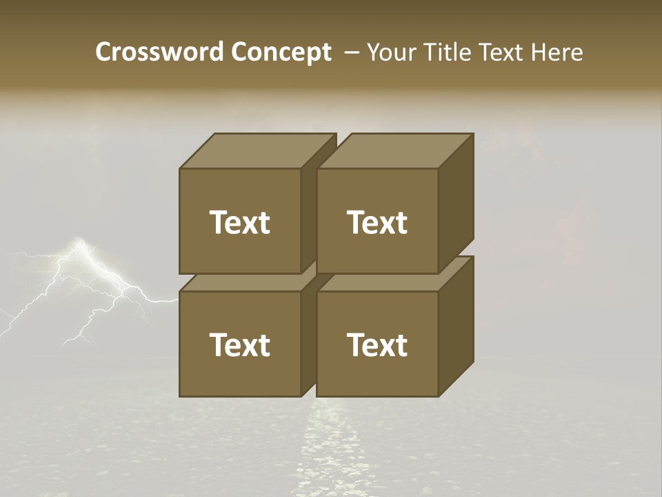 Background Countryside Dark PowerPoint Template