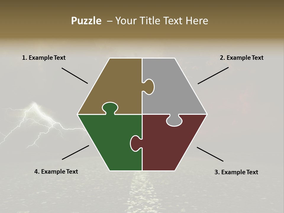 Background Countryside Dark PowerPoint Template