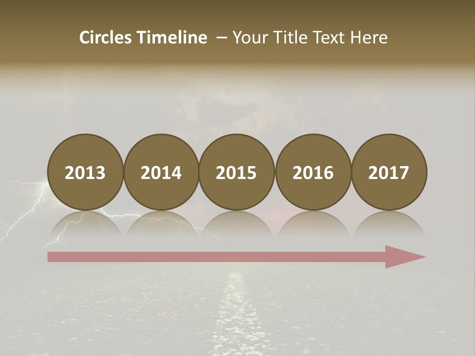 Background Countryside Dark PowerPoint Template