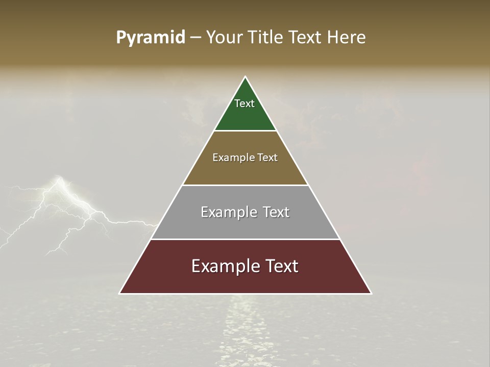 Background Countryside Dark PowerPoint Template