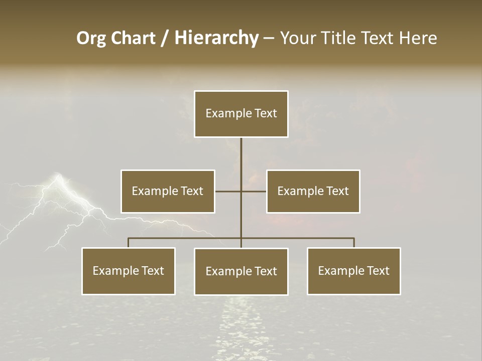 Background Countryside Dark PowerPoint Template