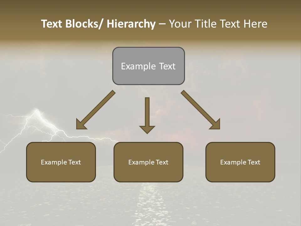 Background Countryside Dark PowerPoint Template