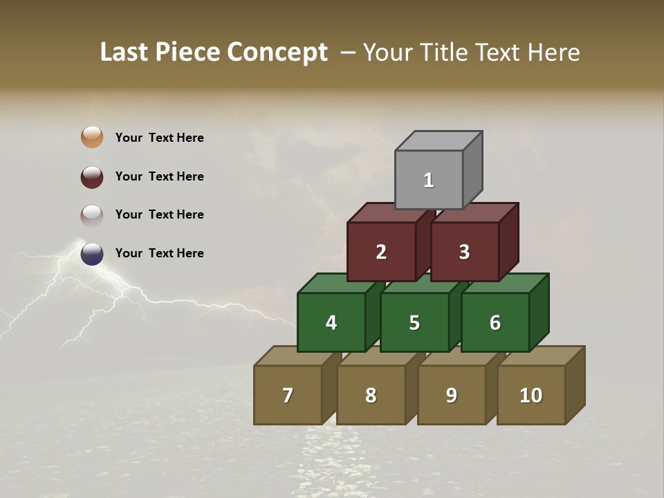 Background Countryside Dark PowerPoint Template