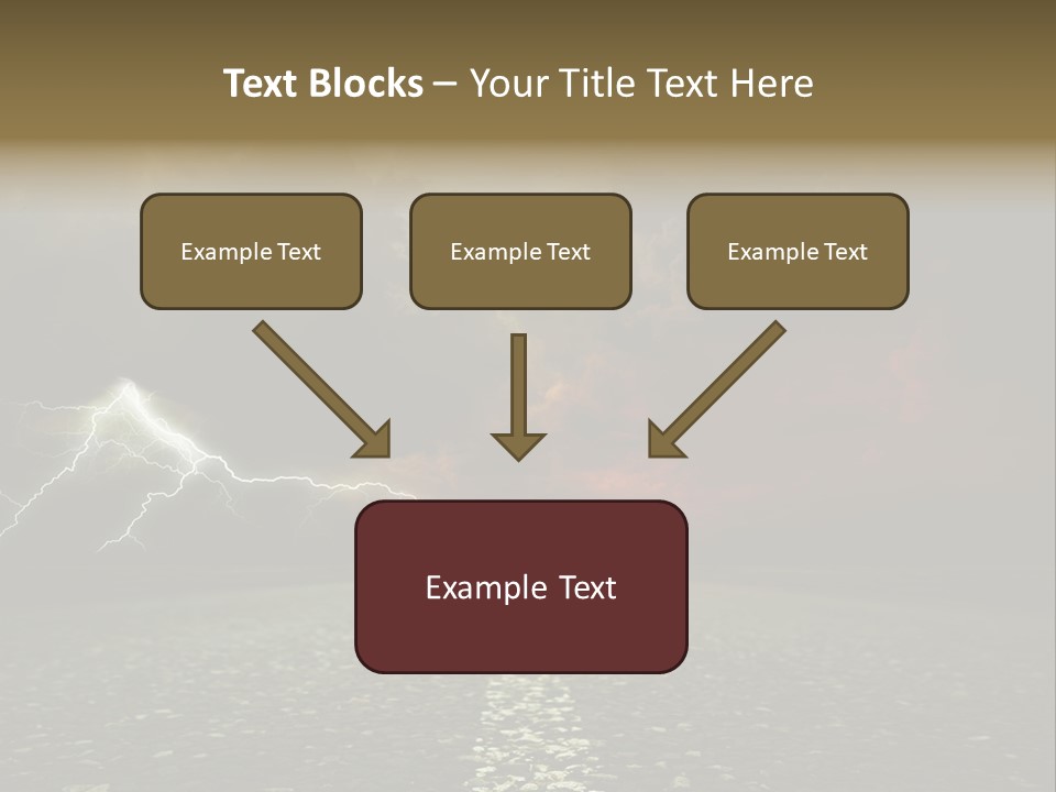Background Countryside Dark PowerPoint Template