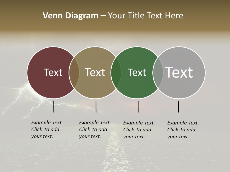 Background Countryside Dark PowerPoint Template