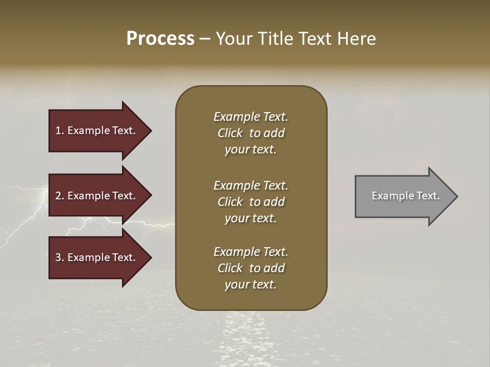 Background Countryside Dark PowerPoint Template