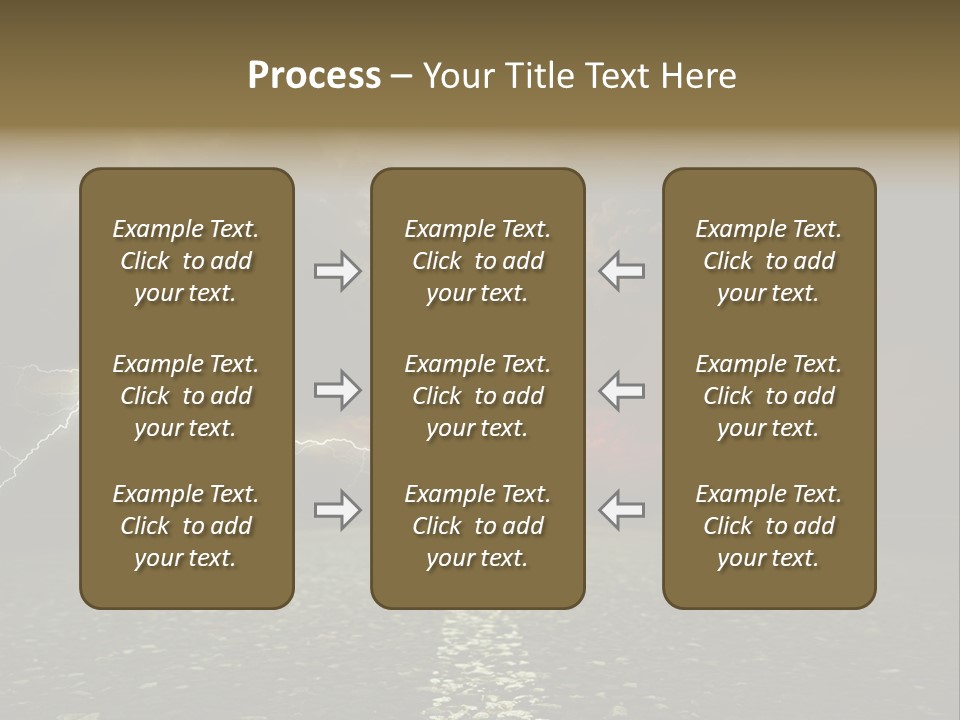 Background Countryside Dark PowerPoint Template