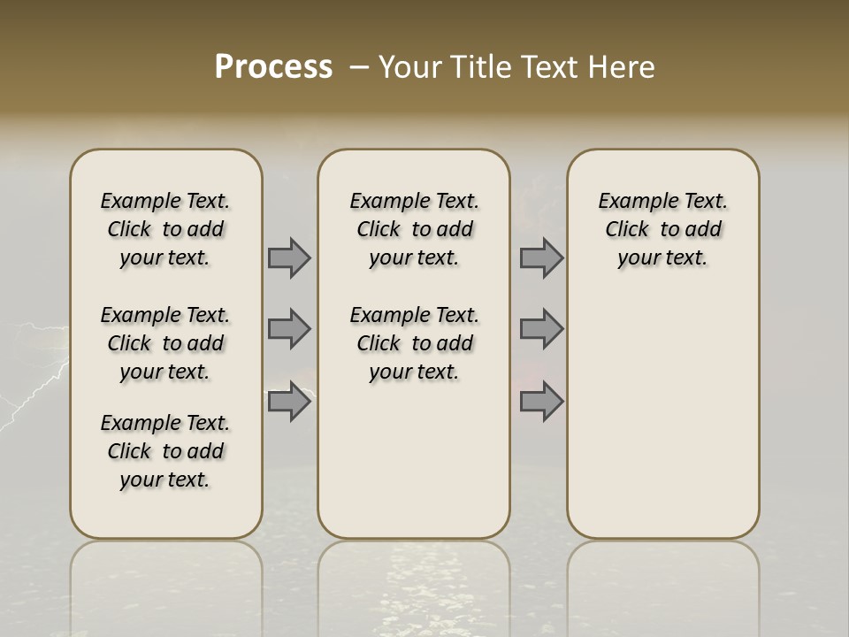 Background Countryside Dark PowerPoint Template