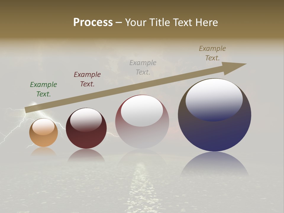 Background Countryside Dark PowerPoint Template