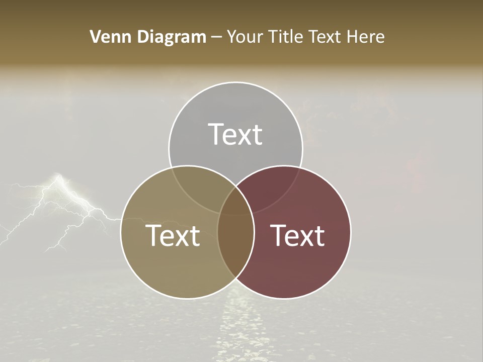 Background Countryside Dark PowerPoint Template