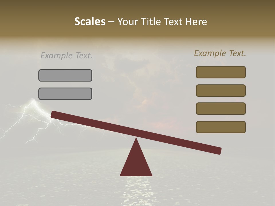 Background Countryside Dark PowerPoint Template