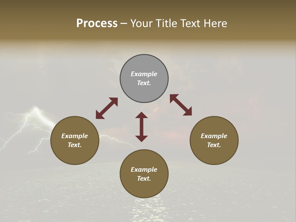 Background Countryside Dark PowerPoint Template