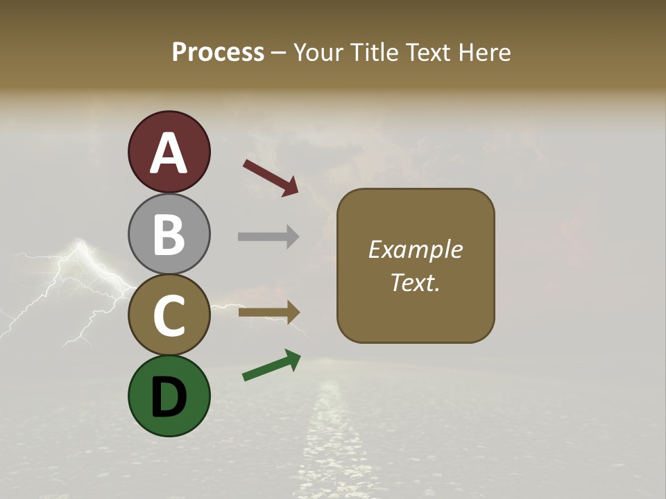 Background Countryside Dark PowerPoint Template