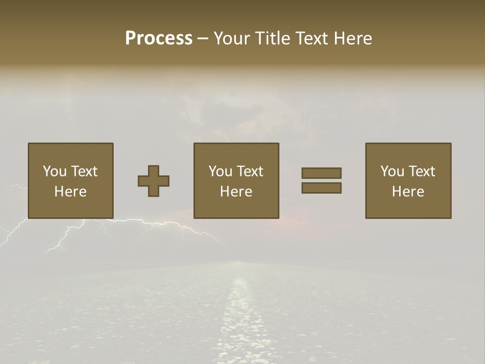 Background Countryside Dark PowerPoint Template
