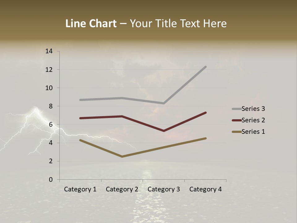 Background Countryside Dark PowerPoint Template