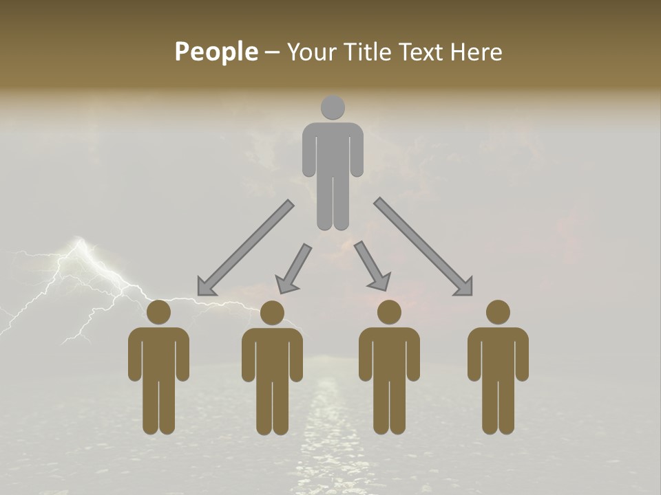 Background Countryside Dark PowerPoint Template