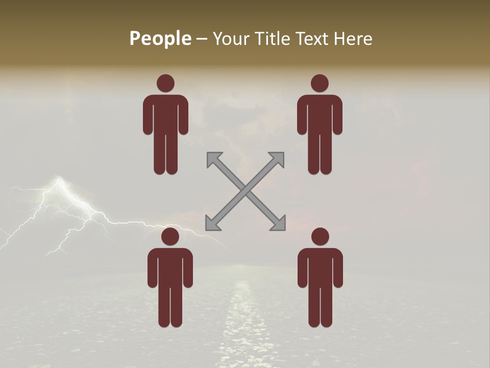 Background Countryside Dark PowerPoint Template