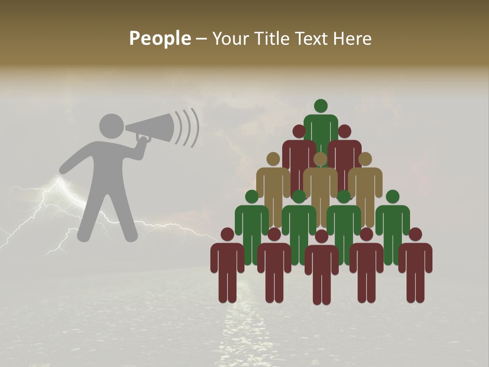 Background Countryside Dark PowerPoint Template