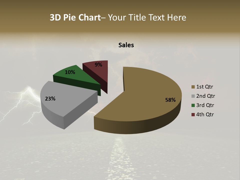 Background Countryside Dark PowerPoint Template