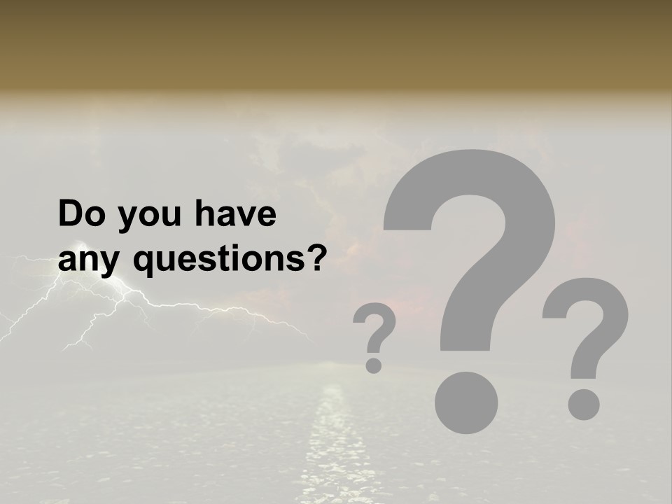 Background Countryside Dark PowerPoint Template