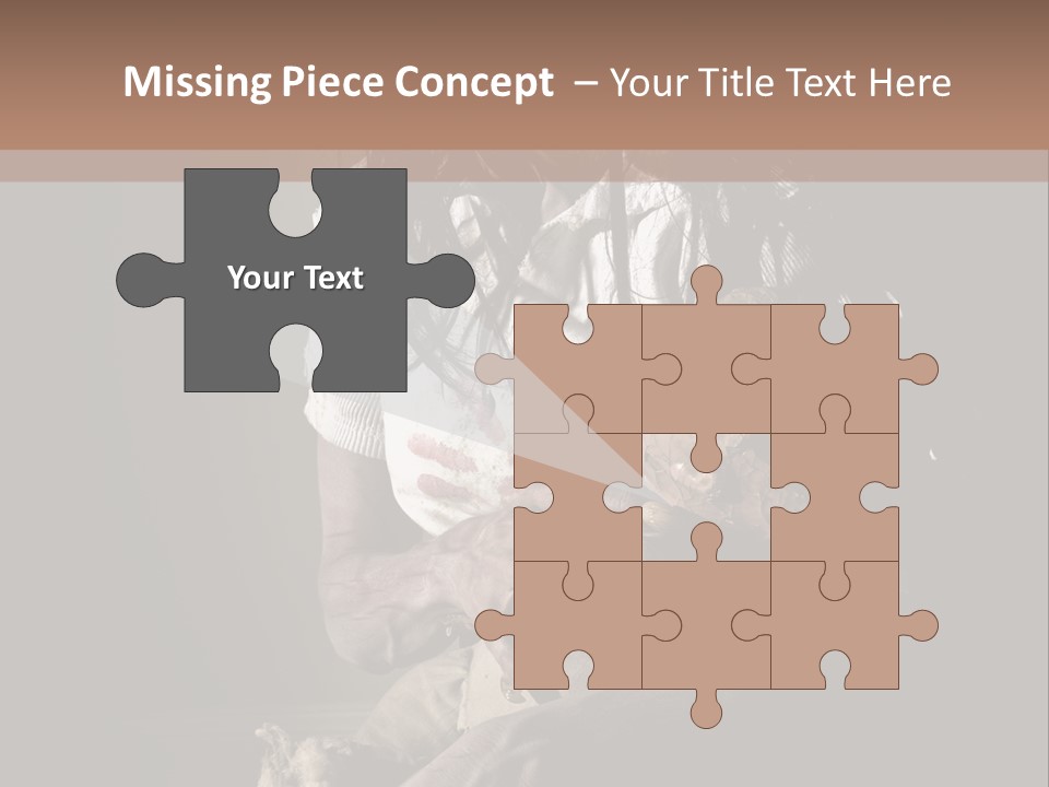 Demon Body Terror PowerPoint Template