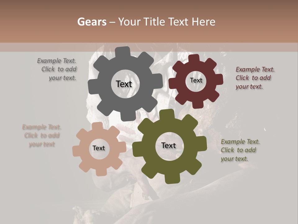 Demon Body Terror PowerPoint Template