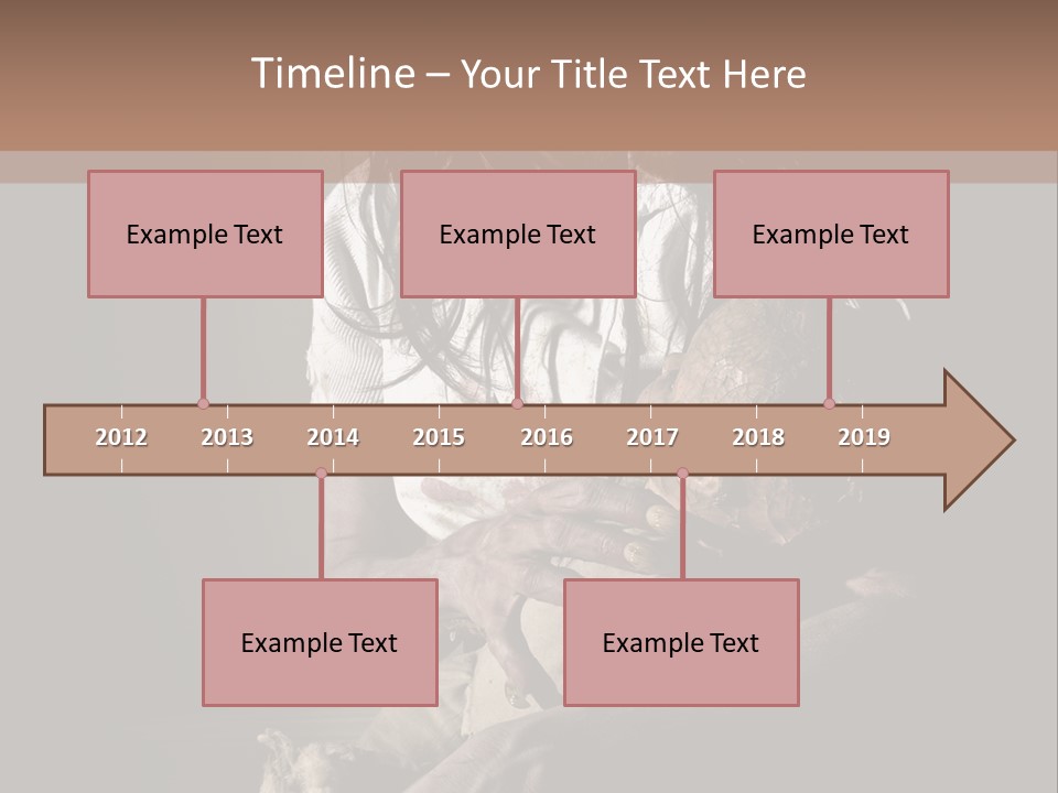 Demon Body Terror PowerPoint Template