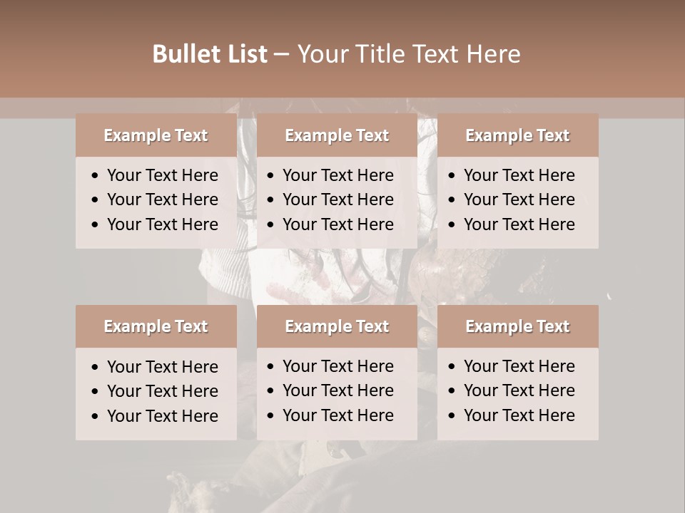 Demon Body Terror PowerPoint Template