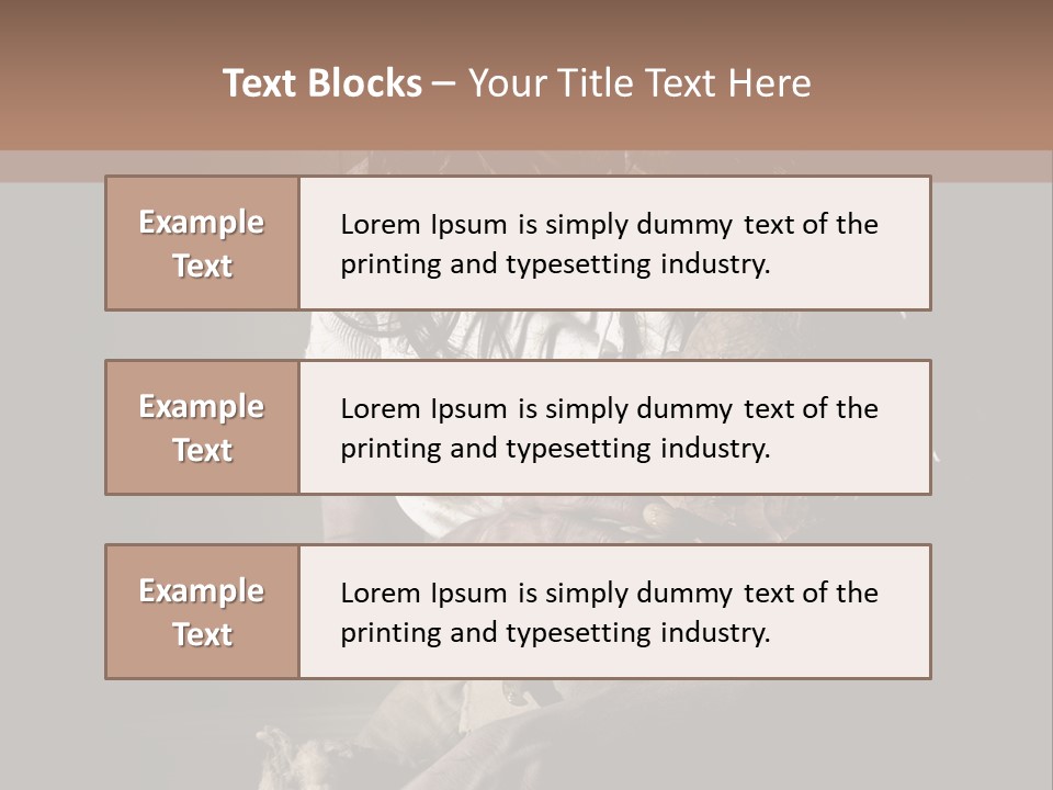 Demon Body Terror PowerPoint Template