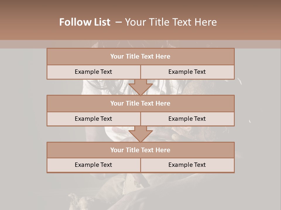 Demon Body Terror PowerPoint Template