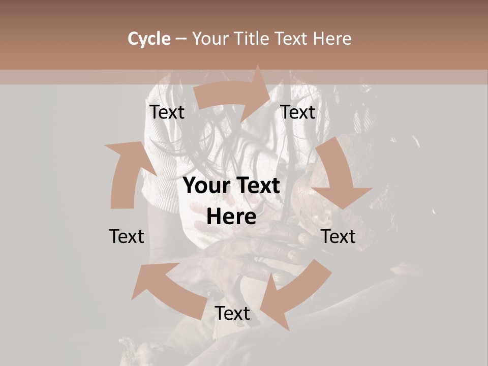 Demon Body Terror PowerPoint Template