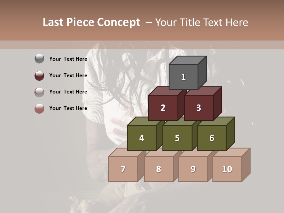 Demon Body Terror PowerPoint Template