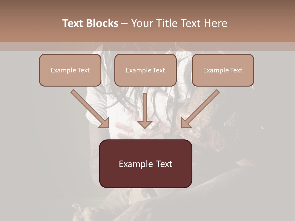 Demon Body Terror PowerPoint Template