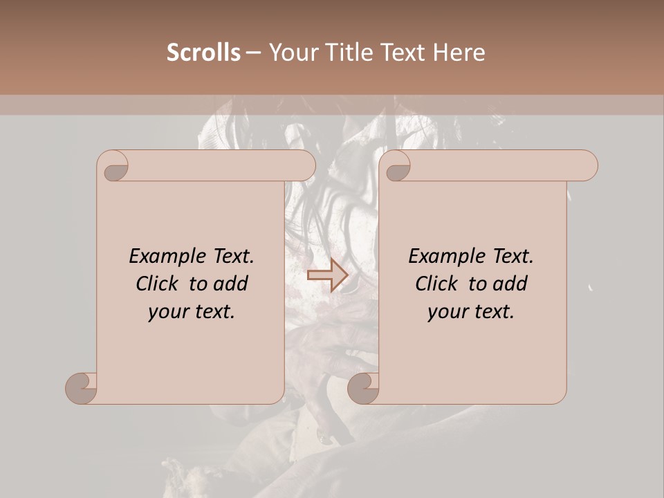 Demon Body Terror PowerPoint Template