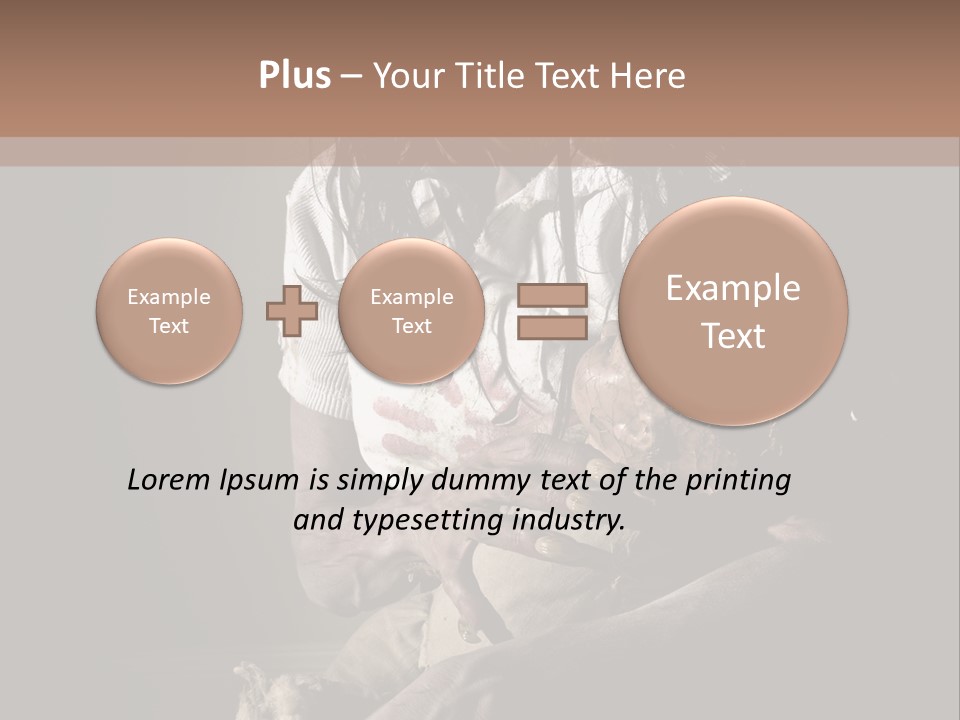 Demon Body Terror PowerPoint Template