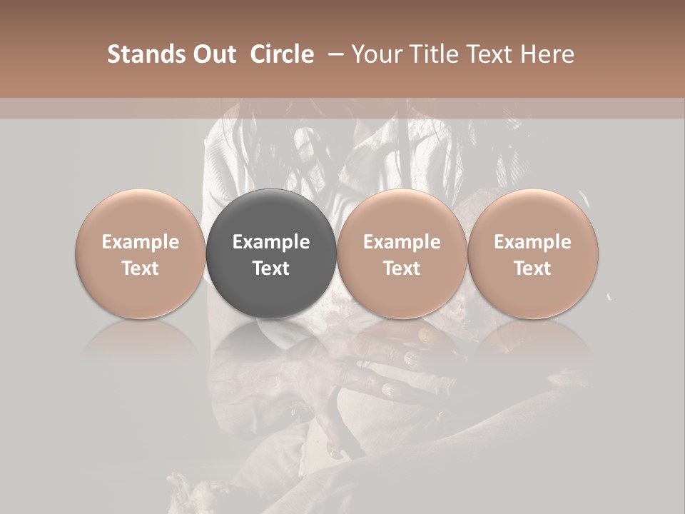 Demon Body Terror PowerPoint Template