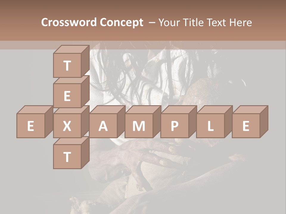Demon Body Terror PowerPoint Template