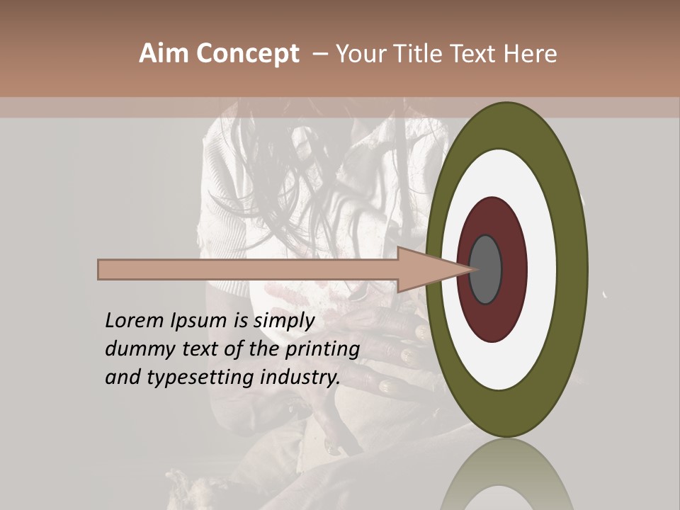 Demon Body Terror PowerPoint Template