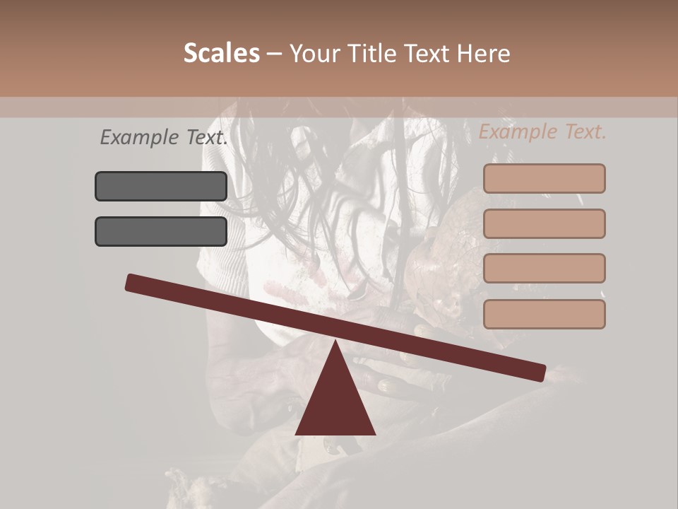 Demon Body Terror PowerPoint Template