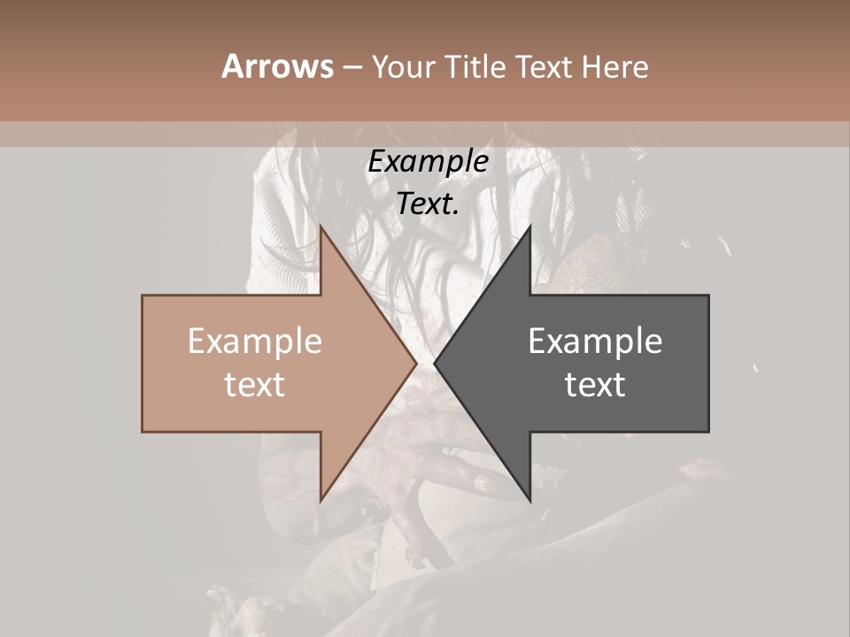 Demon Body Terror PowerPoint Template