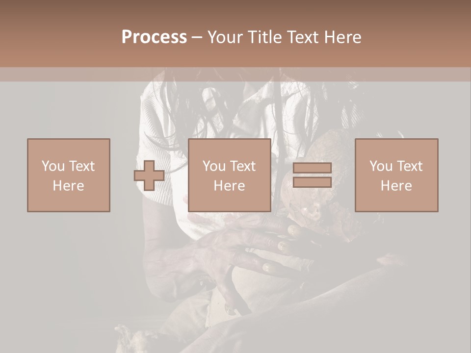 Demon Body Terror PowerPoint Template