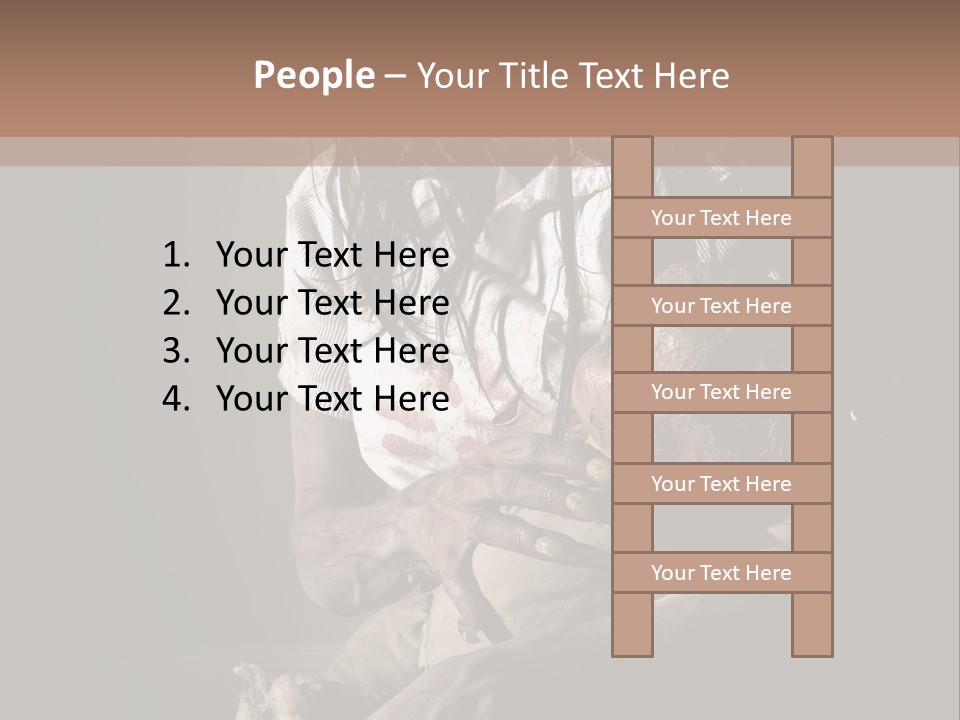 Demon Body Terror PowerPoint Template
