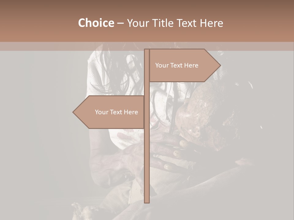 Demon Body Terror PowerPoint Template