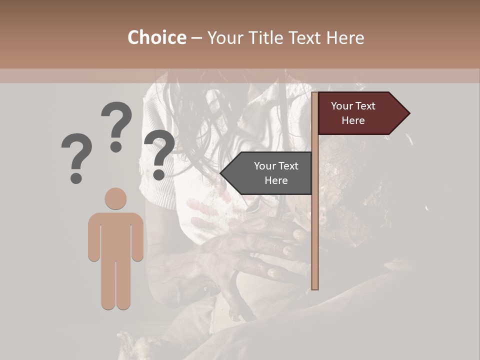 Demon Body Terror PowerPoint Template