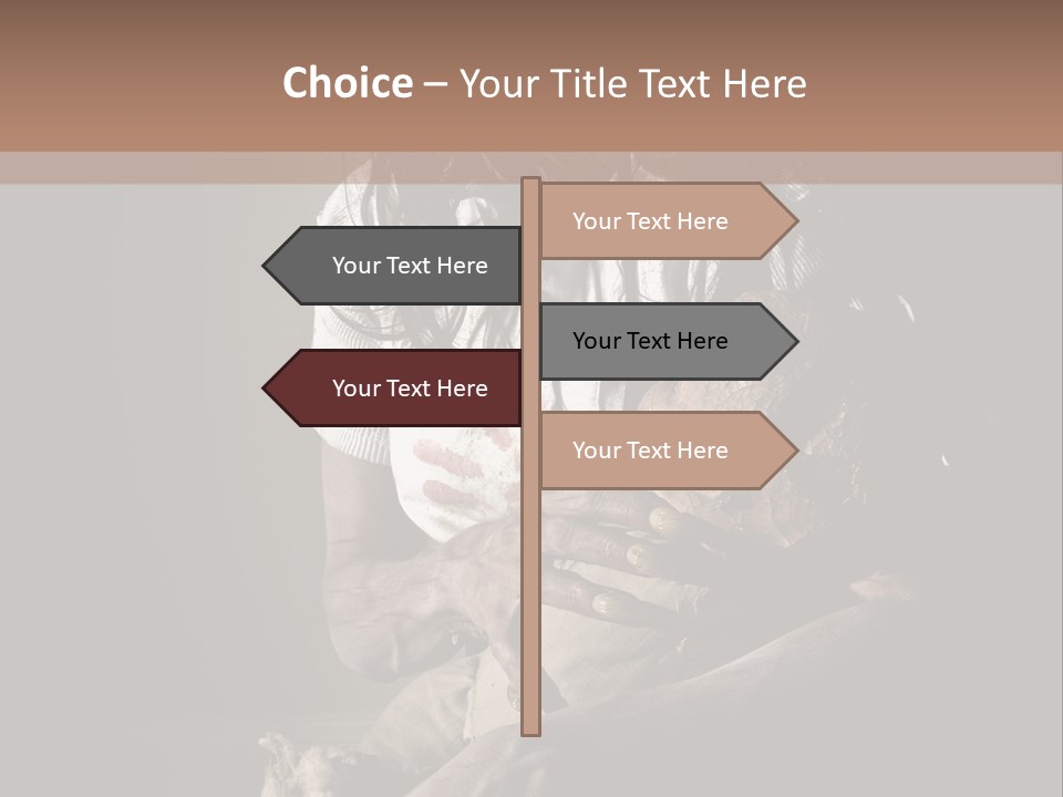 Demon Body Terror PowerPoint Template