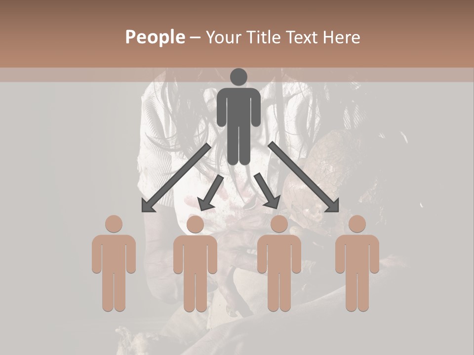 Demon Body Terror PowerPoint Template