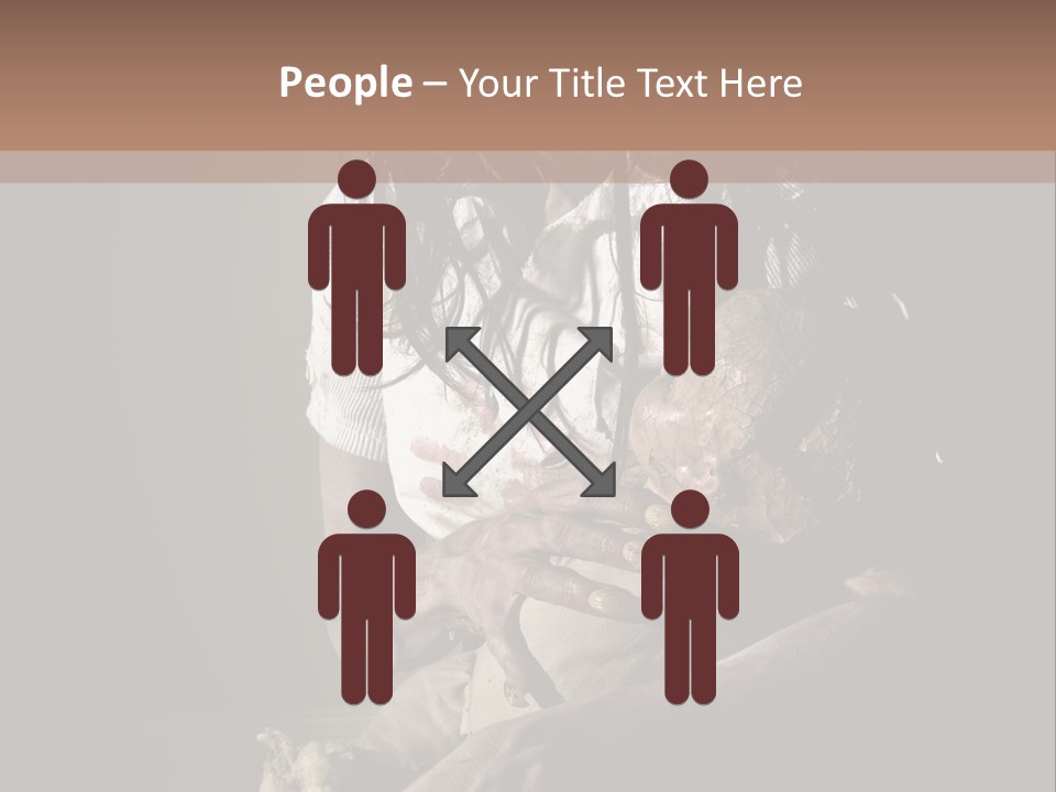Demon Body Terror PowerPoint Template