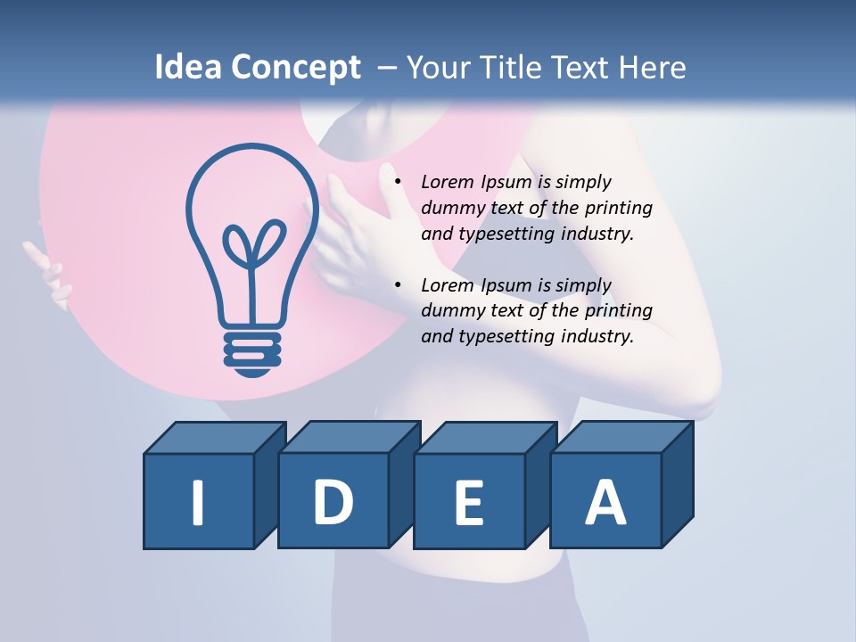 Fashion Person Make Up PowerPoint Template