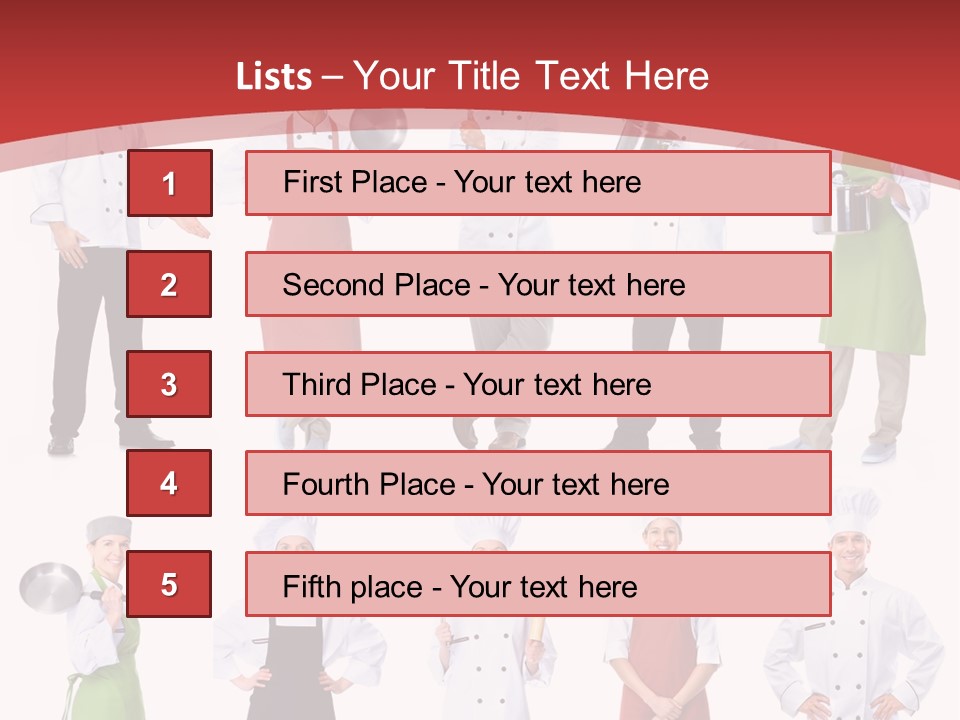 Cooker Profession Cuisine PowerPoint Template