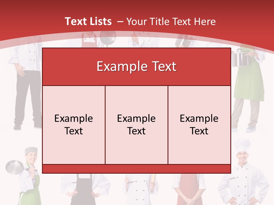 Cooker Profession Cuisine PowerPoint Template
